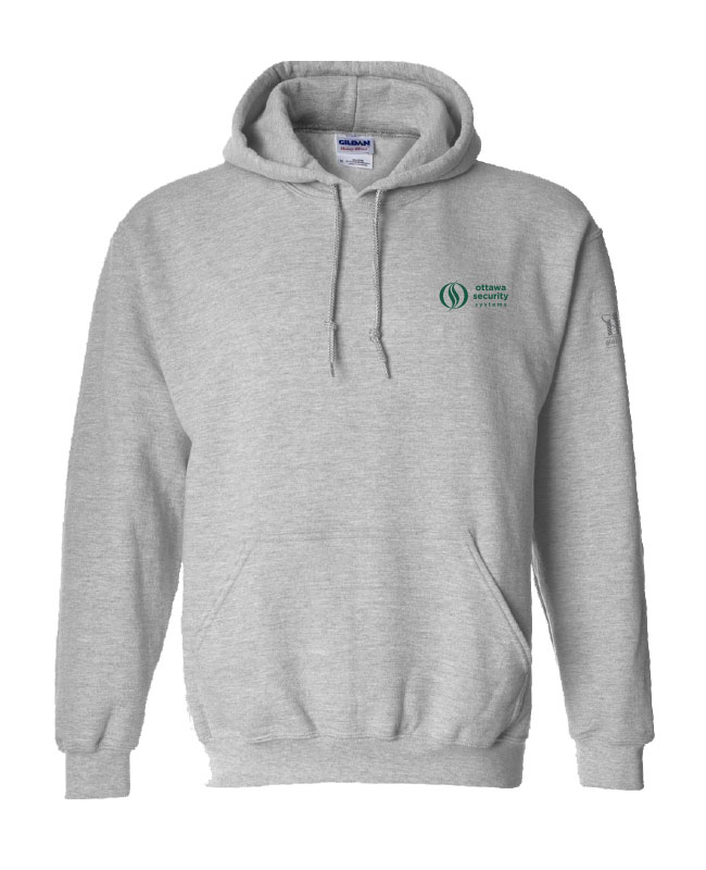 OSSC - 18500 Unisex Hooded Fleece (GREY SPORT) - DTF-051 (AVG) + DTF-056 (MG)