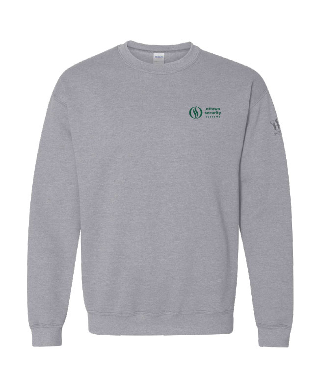 OSSC - 18000 Unisex Round Neck Fleece (GREY SPORT) - DTF-051 (AVG) + DTF-056 (MG)