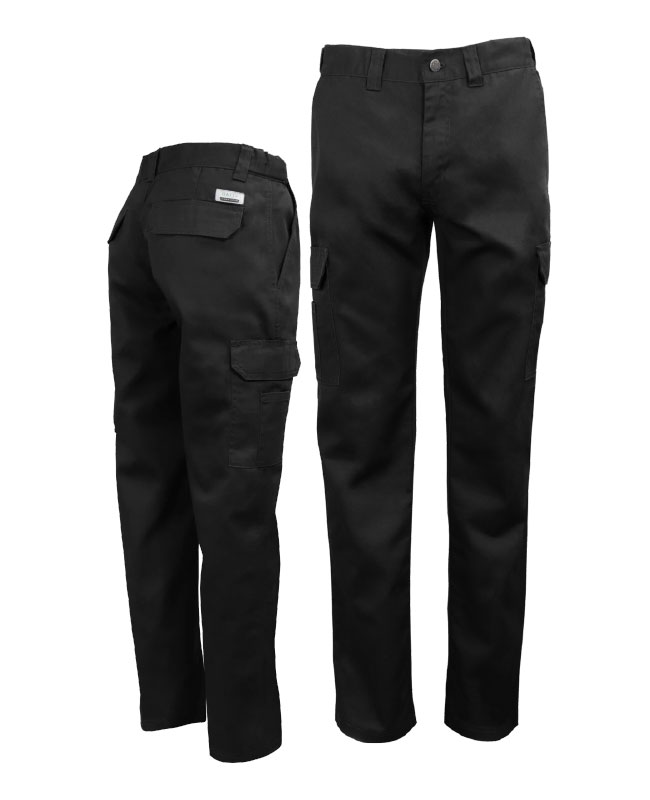 OSSC - MRB-011 pantalon cargo unisexe TAILLE : 28-44 (NOIR) - SANS BRODERIE